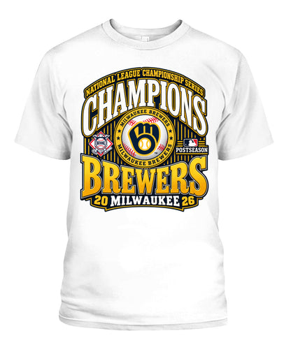 Milwaukee Brewers NLCS Champions Shirt Unisex T-Shirt White