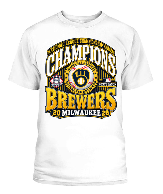 Milwaukee Brewers NLCS Champions Shirt Unisex T-Shirt White