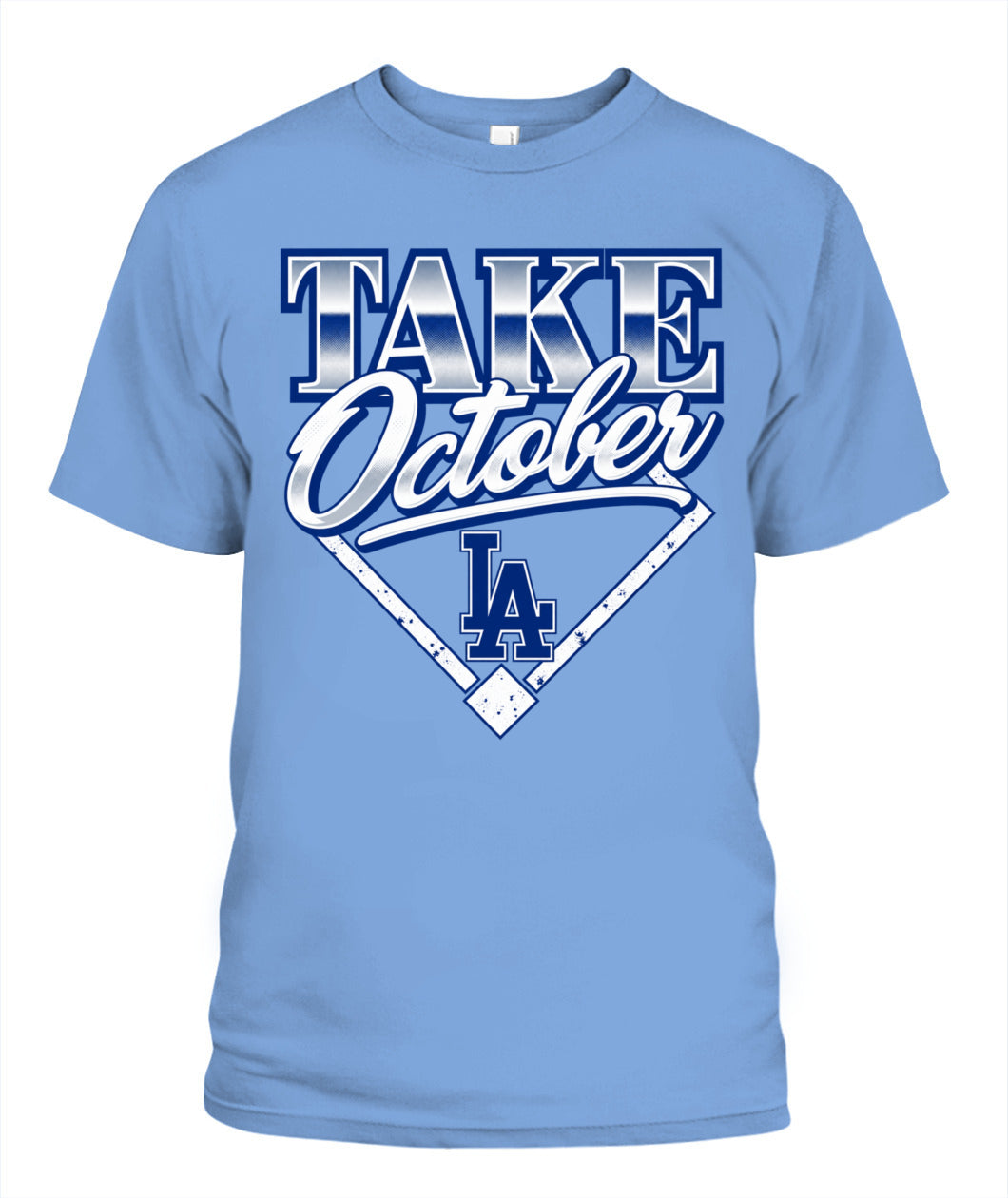 Take October LA Shirt Unisex T-Shirt Carolina Blue