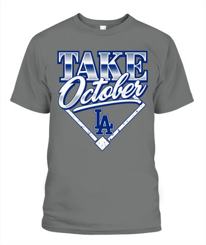 Take October LA Shirt Unisex T-Shirt Graphite Heather