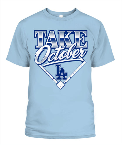 Take October LA Shirt Unisex T-Shirt Light Blue