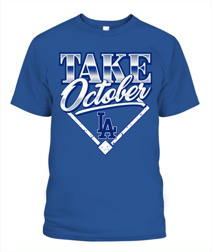 Take October LA Shirt Unisex T-Shirt Royal