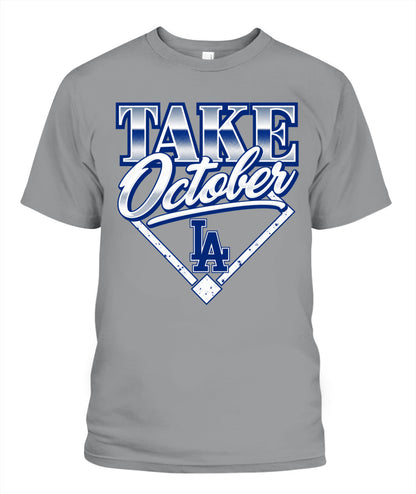 Take October LA Shirt Unisex T-Shirt Sport Grey