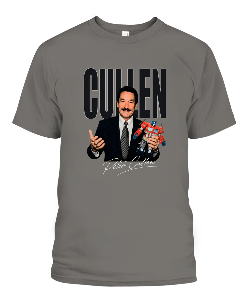 Peter Cullen Signature Shirt Unisex T-Shirt Grey