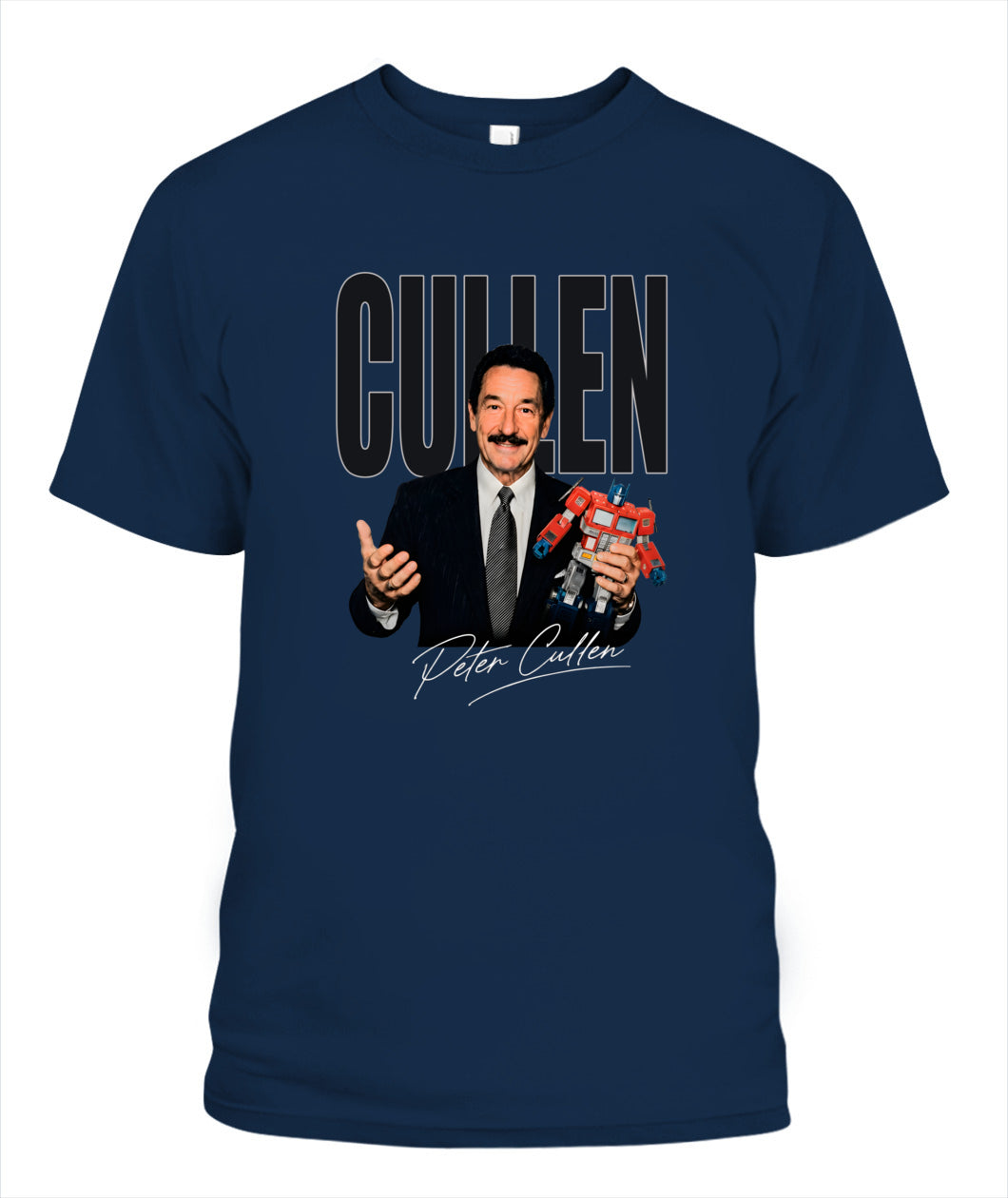 Peter Cullen Signature Shirt Unisex T-Shirt Navy