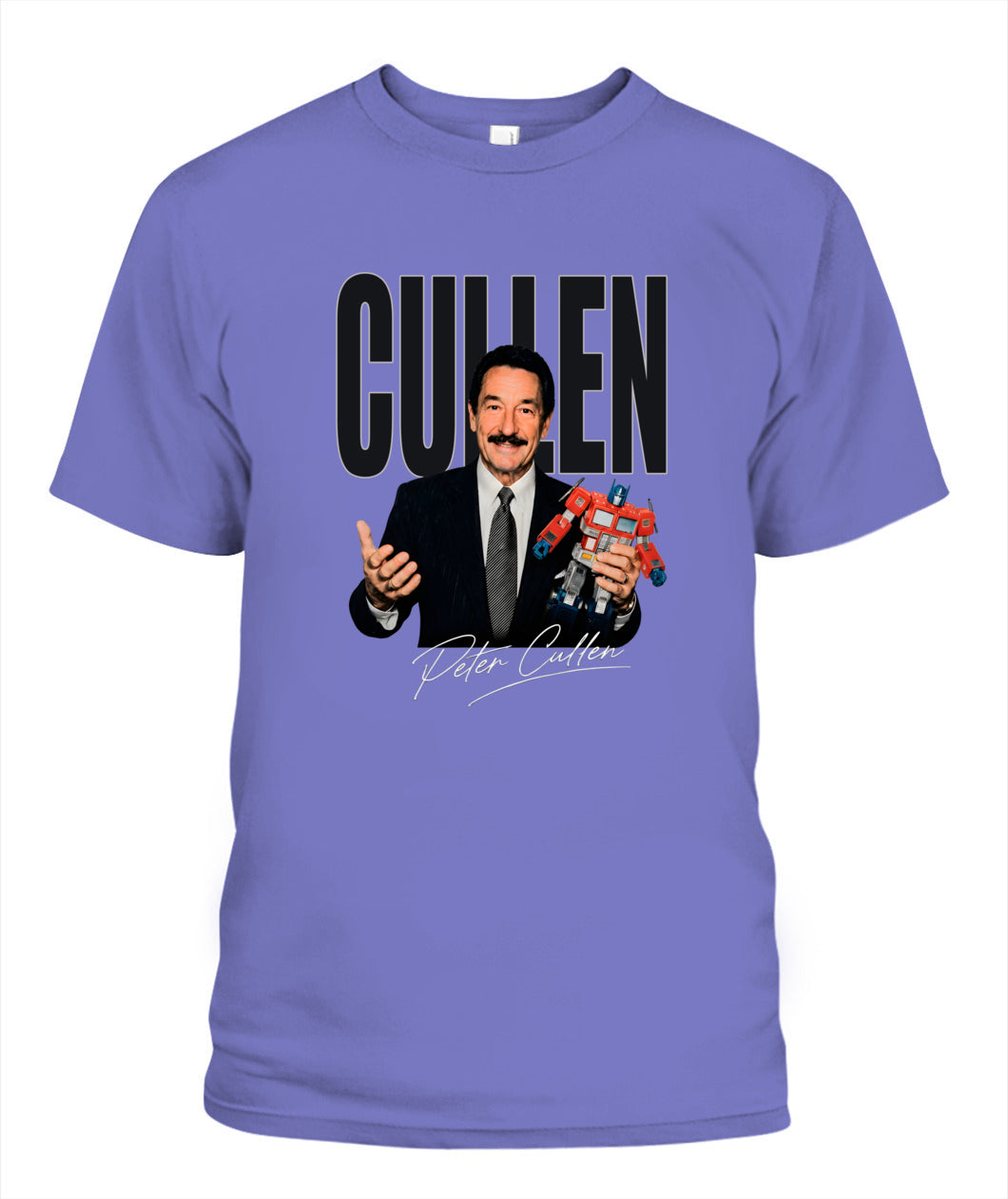 Peter Cullen Signature Shirt Unisex T-Shirt Violet