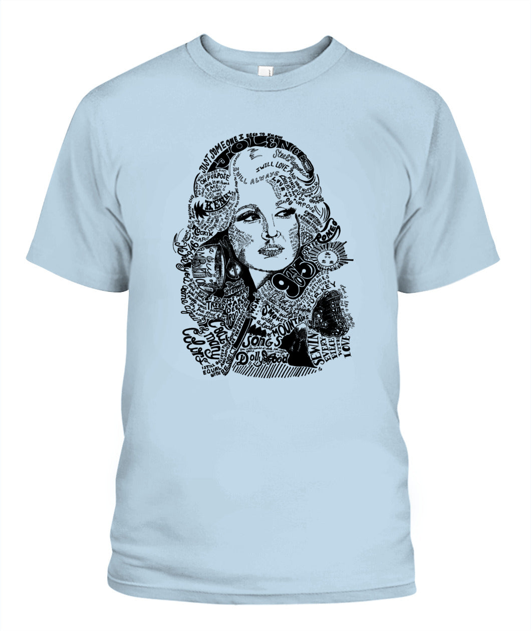 Dolly Parton Immortal Songs Shirt Unisex T-Shirt Chambray