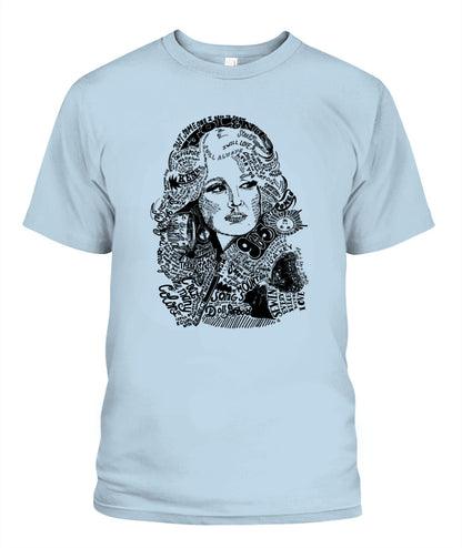 Dolly Parton Immortal Songs Shirt Unisex T-Shirt Chambray