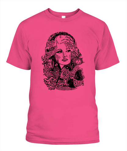 Dolly Parton Immortal Songs Shirt Unisex T-Shirt Crunchberry