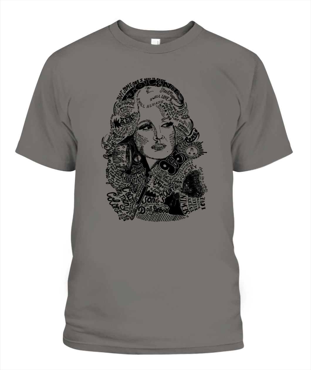 Dolly Parton Immortal Songs Shirt Unisex T-Shirt Grey