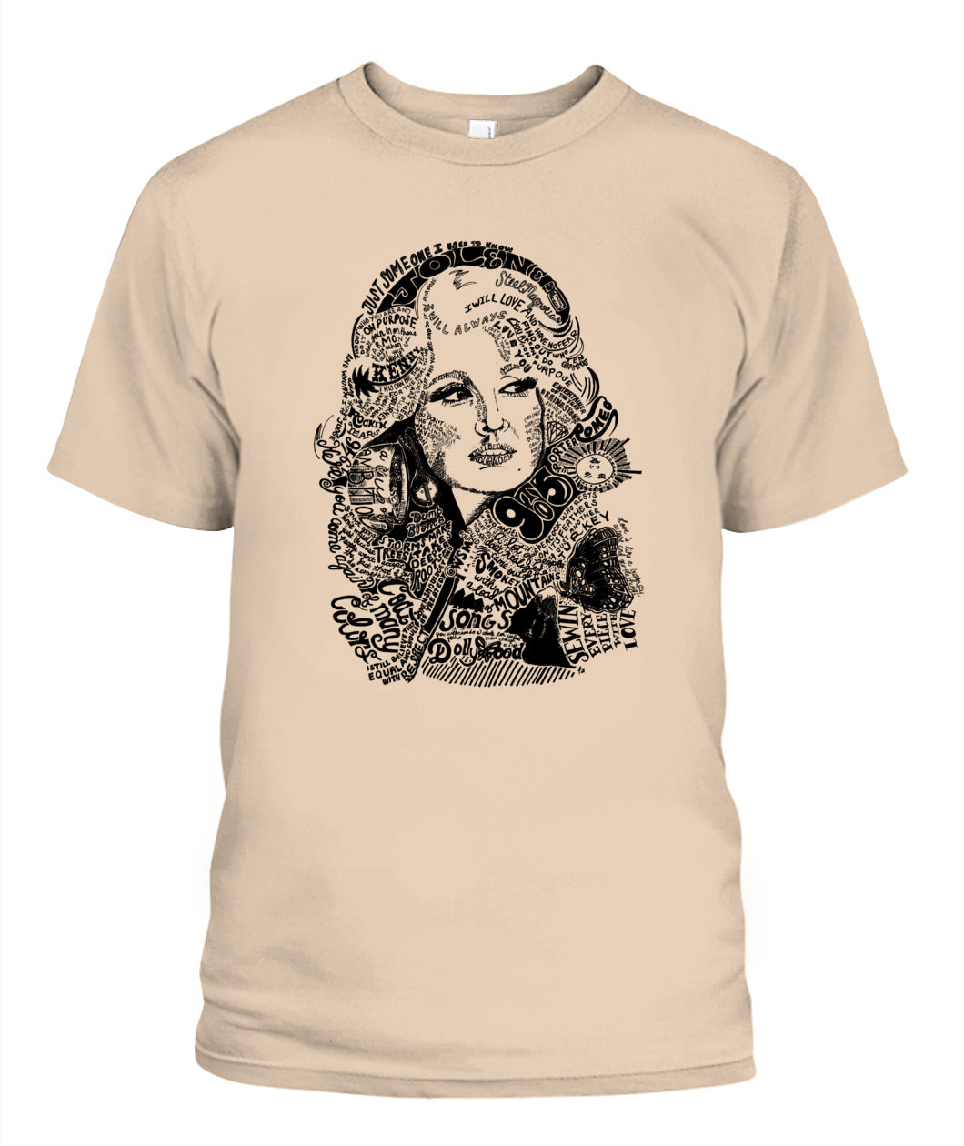 Dolly Parton Immortal Songs Shirt Unisex T-Shirt Ivory