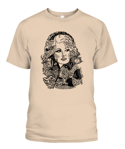 Dolly Parton Immortal Songs Shirt Unisex T-Shirt Ivory