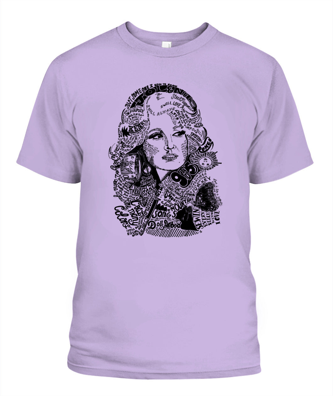 Dolly Parton Immortal Songs Shirt Unisex T-Shirt Orchid