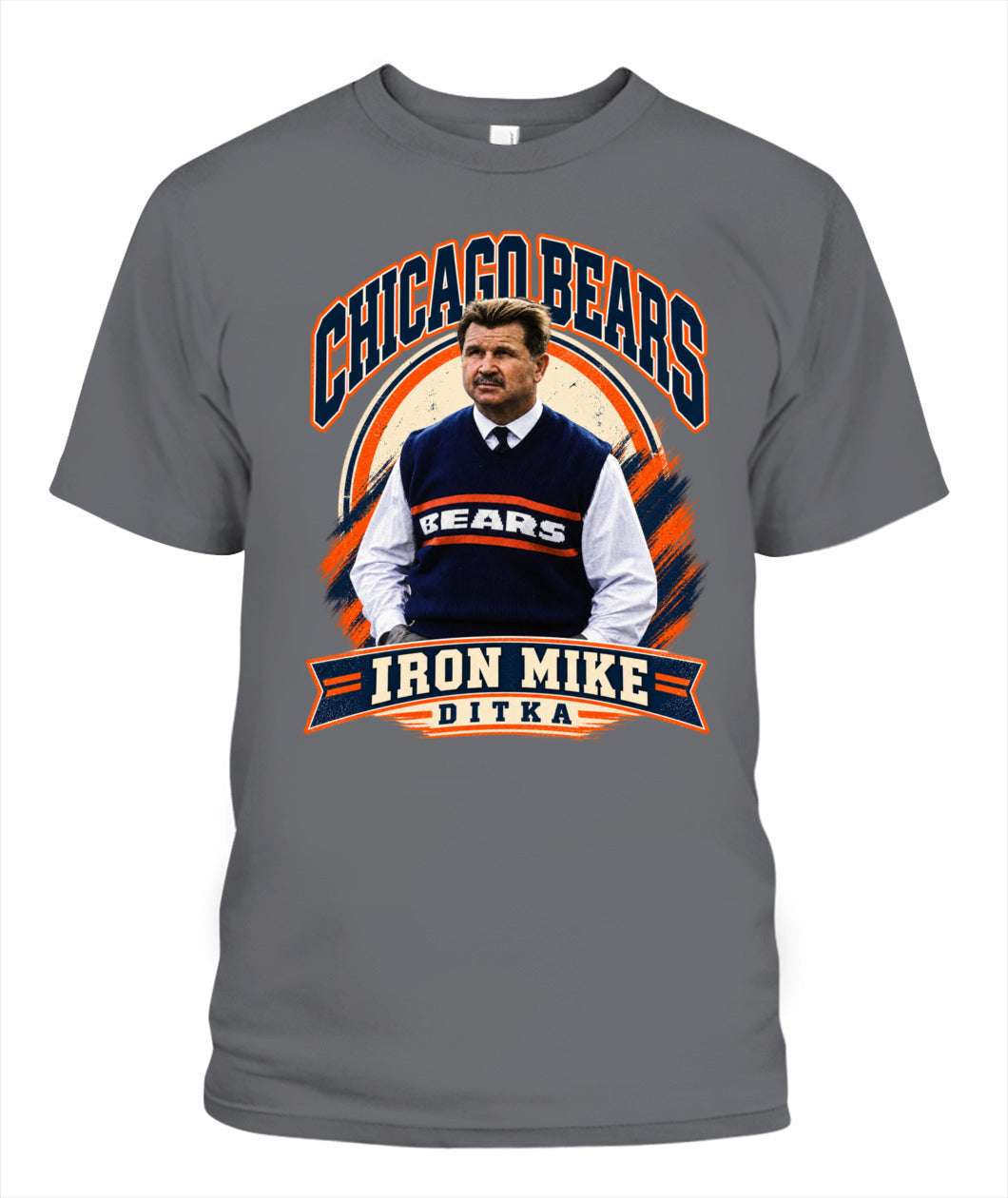 Iron Mike Ditka Shirt Unisex T-Shirt Charcoal Apparel