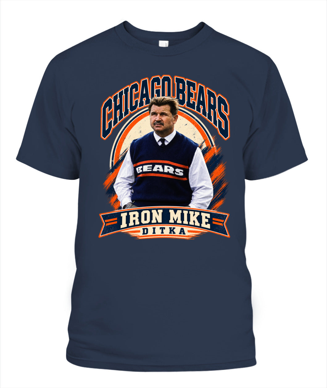 Iron Mike Ditka Shirt Unisex T-Shirt Navy Apparel