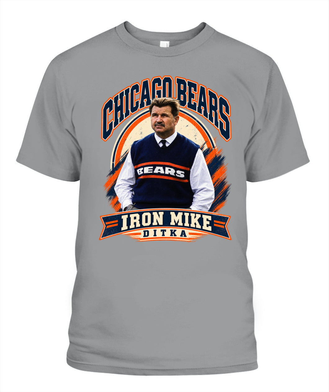 Iron Mike Ditka Shirt Unisex T-Shirt Sport Grey Apparel