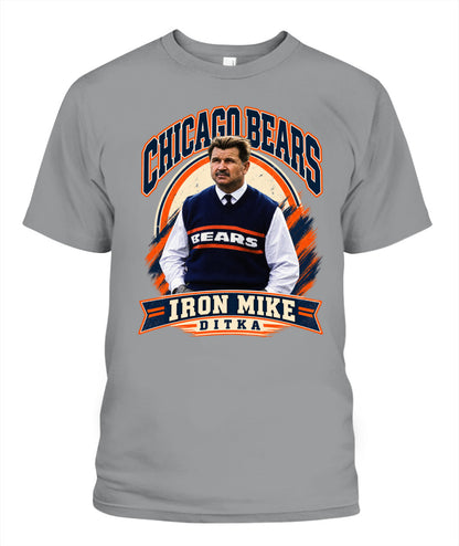 Iron Mike Ditka Shirt Unisex T-Shirt Sport Grey Apparel