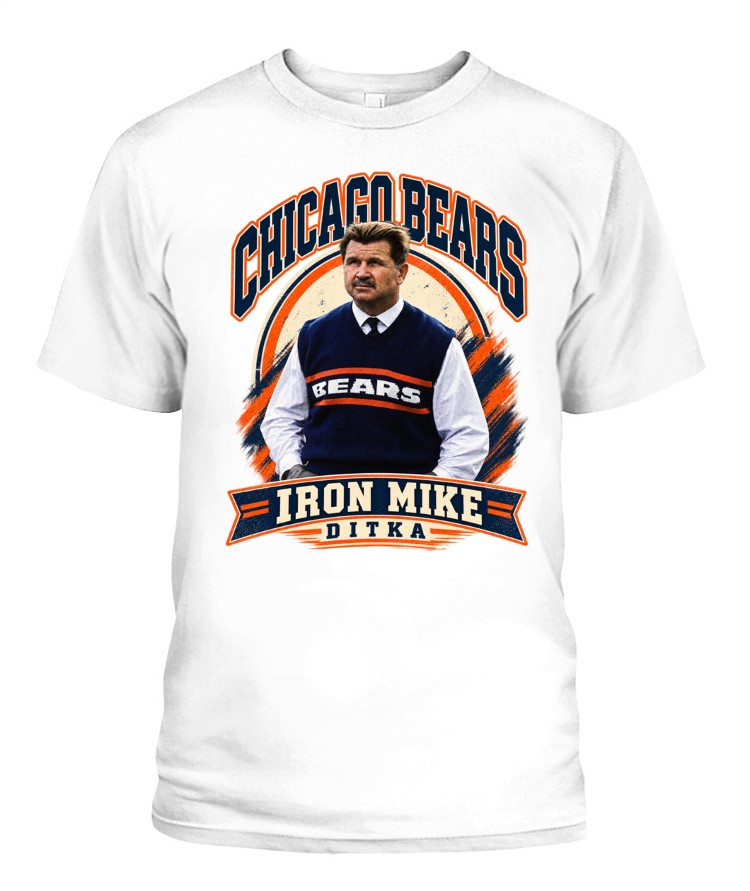 Iron Mike Ditka Shirt Unisex T-Shirt White Apparel