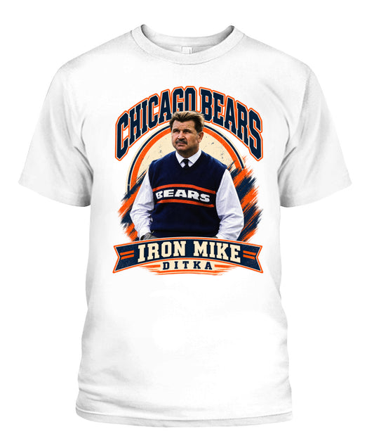 Iron Mike Ditka Shirt Unisex T-Shirt White Apparel