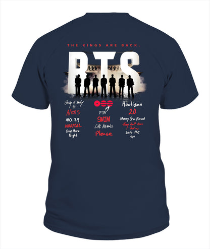 BurgerPrints [Double Sided] Arirang Tracklist V-Neck Shirt