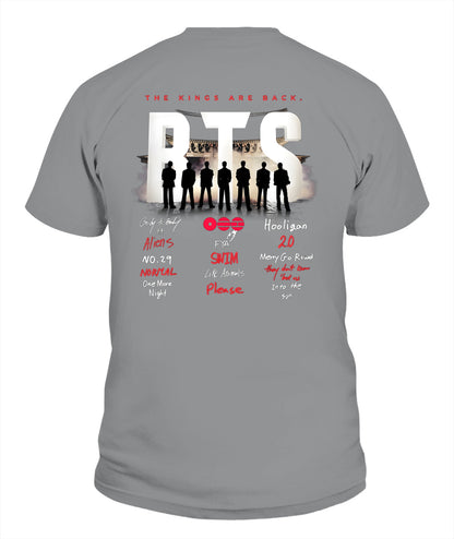 BurgerPrints [Double Sided] Arirang Tracklist V-Neck Shirt