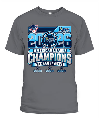 Rays ACLS Champions Dates Shirt Unisex T-Shirt Charcoal