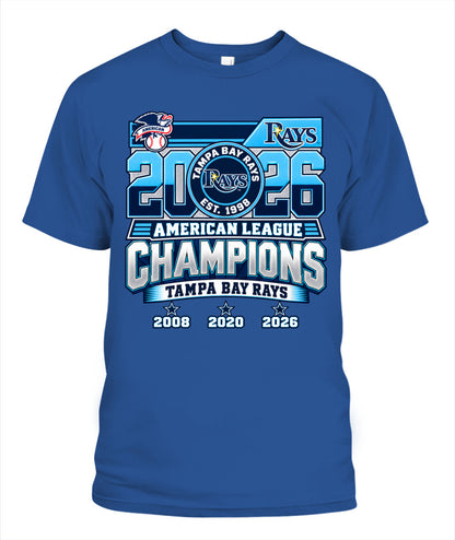 Rays ACLS Champions Dates Shirt Unisex T-Shirt Royal