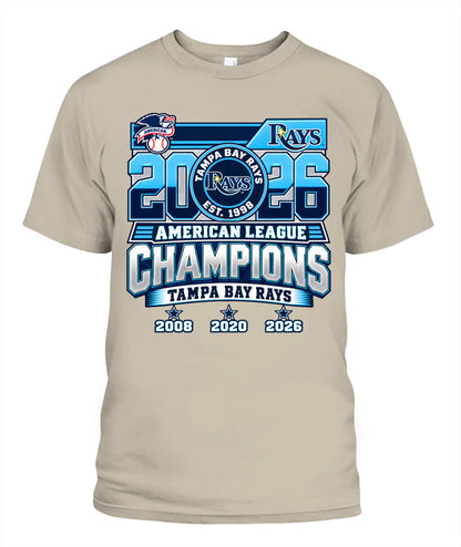 Rays ACLS Champions Dates Shirt Unisex T-Shirt Sand