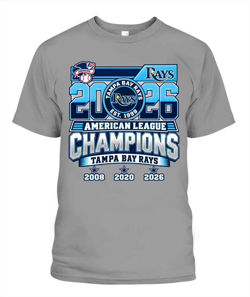 Rays ACLS Champions Dates Shirt Unisex T-Shirt Sport Grey