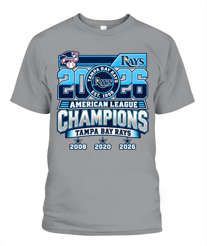 Rays ACLS Champions Dates Shirt Unisex T-Shirt Sport Grey