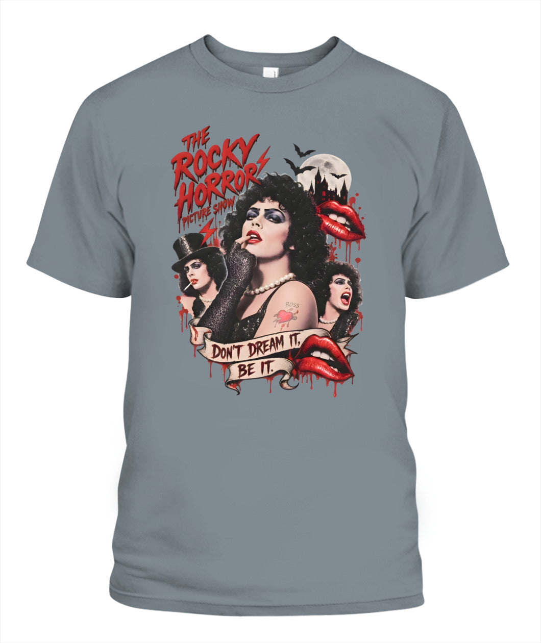 Tim Curry The Rocky Horror Shirt Unisex T-Shirt Granite