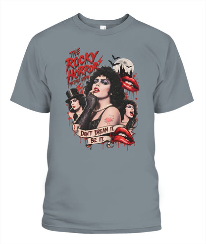 Tim Curry The Rocky Horror Shirt Unisex T-Shirt Granite