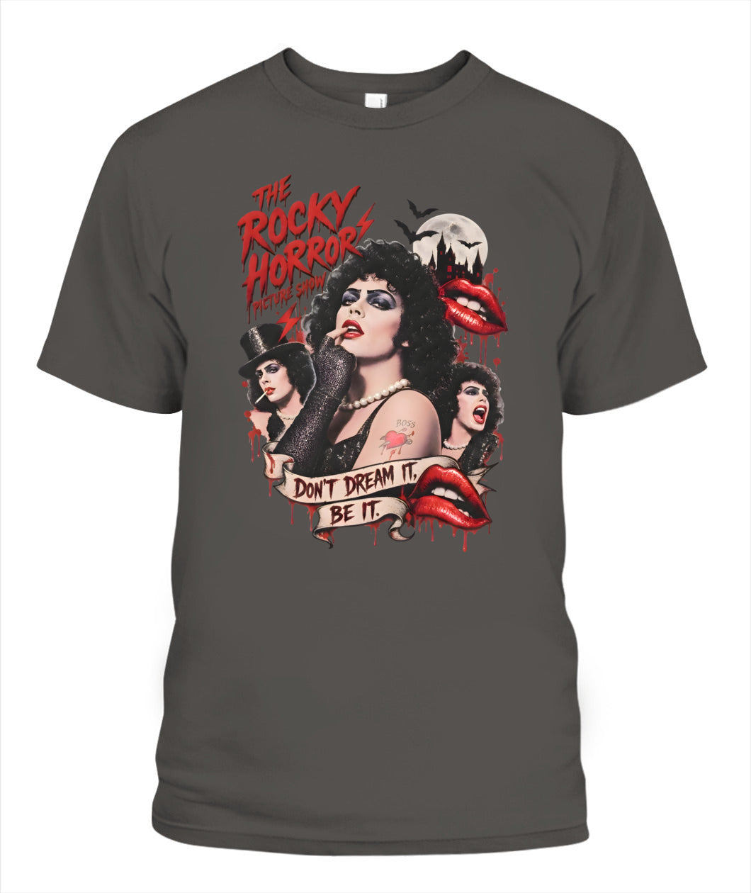 Tim Curry The Rocky Horror Shirt Unisex T-Shirt Pepper