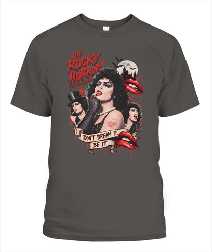 Tim Curry The Rocky Horror Shirt Unisex T-Shirt Pepper