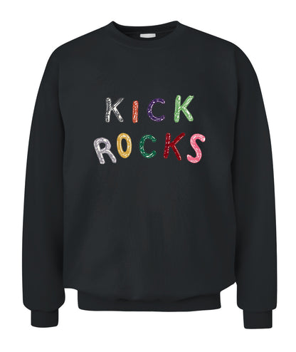 Kick Rocks Cunningham Shirt Unisex Crewneck Sweatshirt Black