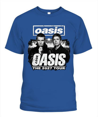 Oasis Band 2027 Tour Shirt Unisex T-Shirt Royal