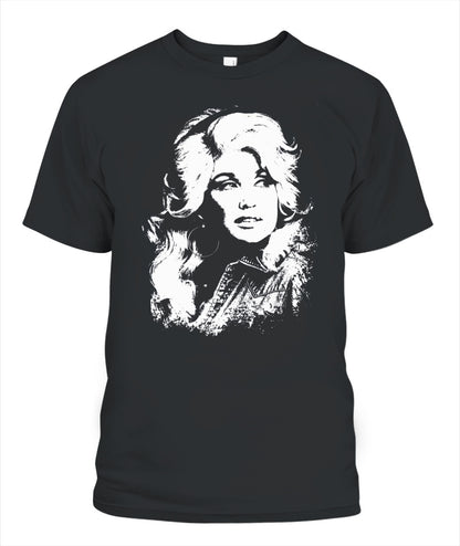 Vintage Dolly Shirt Unisex T-Shirt Black