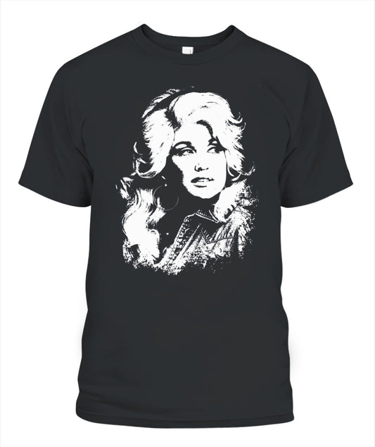 Vintage Dolly Shirt Unisex T-Shirt Black