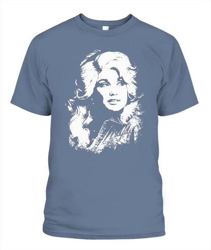 Vintage Dolly Shirt Unisex T-Shirt Blue Jean