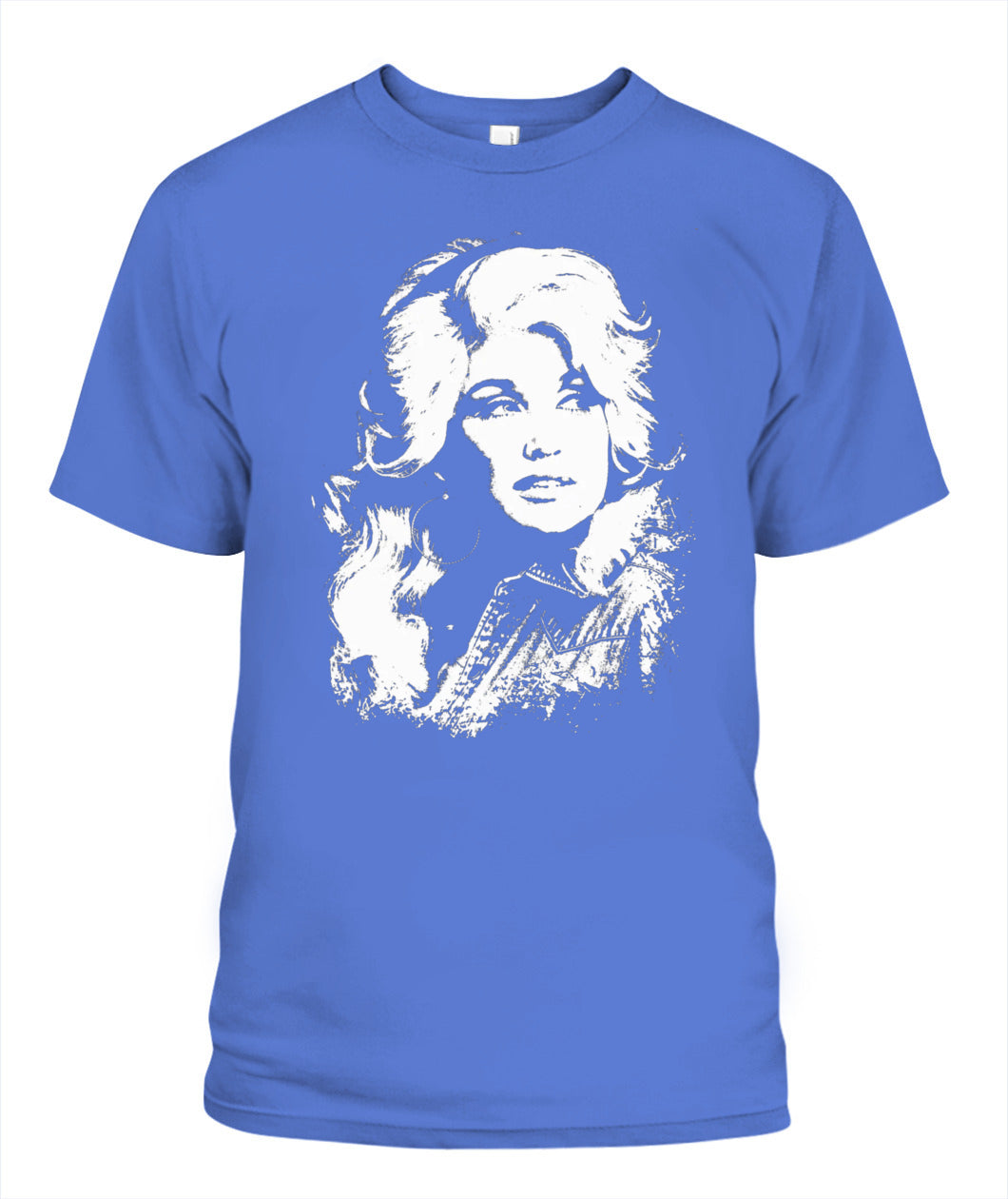 Vintage Dolly Shirt Unisex T-Shirt Flo Blue