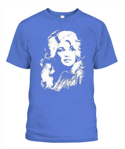 Vintage Dolly Shirt Unisex T-Shirt Flo Blue
