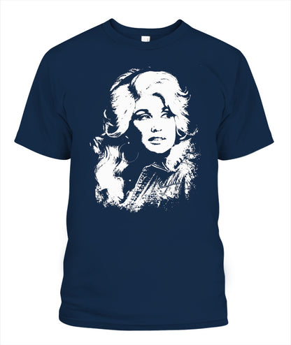 Vintage Dolly Shirt Unisex T-Shirt Navy