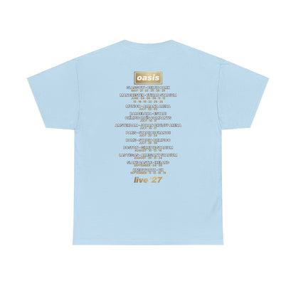 Oasis Live 27 Tour Dates Shirt T-Shirt
