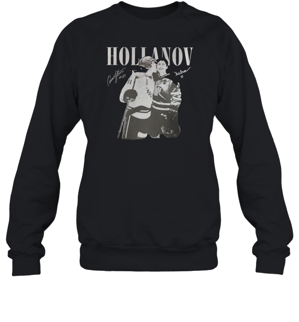 WarningPrint Hollanov Signature Sweatshirt Black Apparel