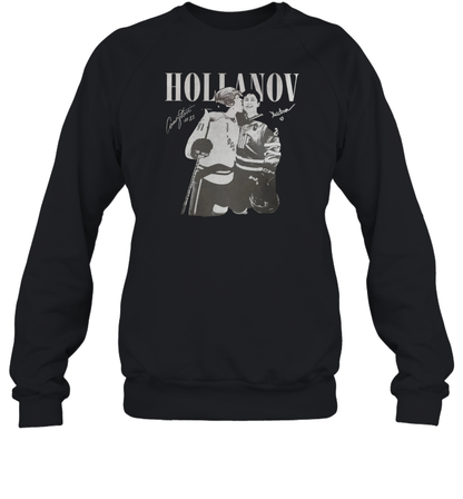 WarningPrint Hollanov Signature Sweatshirt Black Apparel