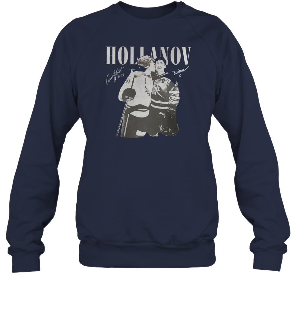 WarningPrint Hollanov Signature Sweatshirt Navy Apparel