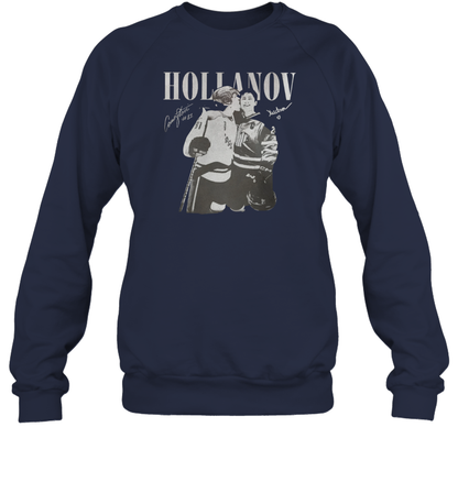 WarningPrint Hollanov Signature Sweatshirt Navy Apparel