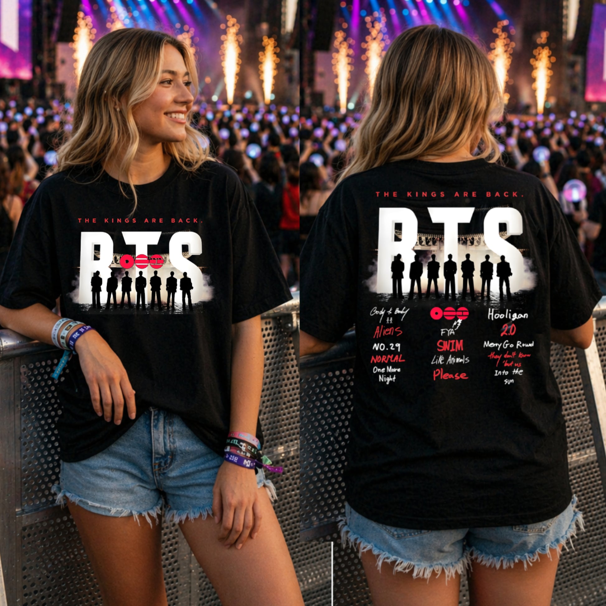 BurgerPrints [Double Sided] Bangtan Arirang Tracklist