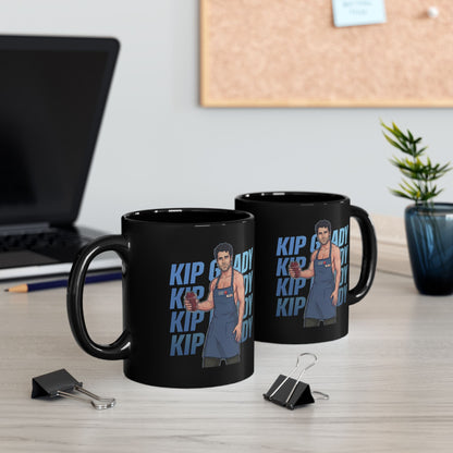 WarningPrint Gay Heated Hockey Mug Kip Ceramic Mug 11oz Black Mug