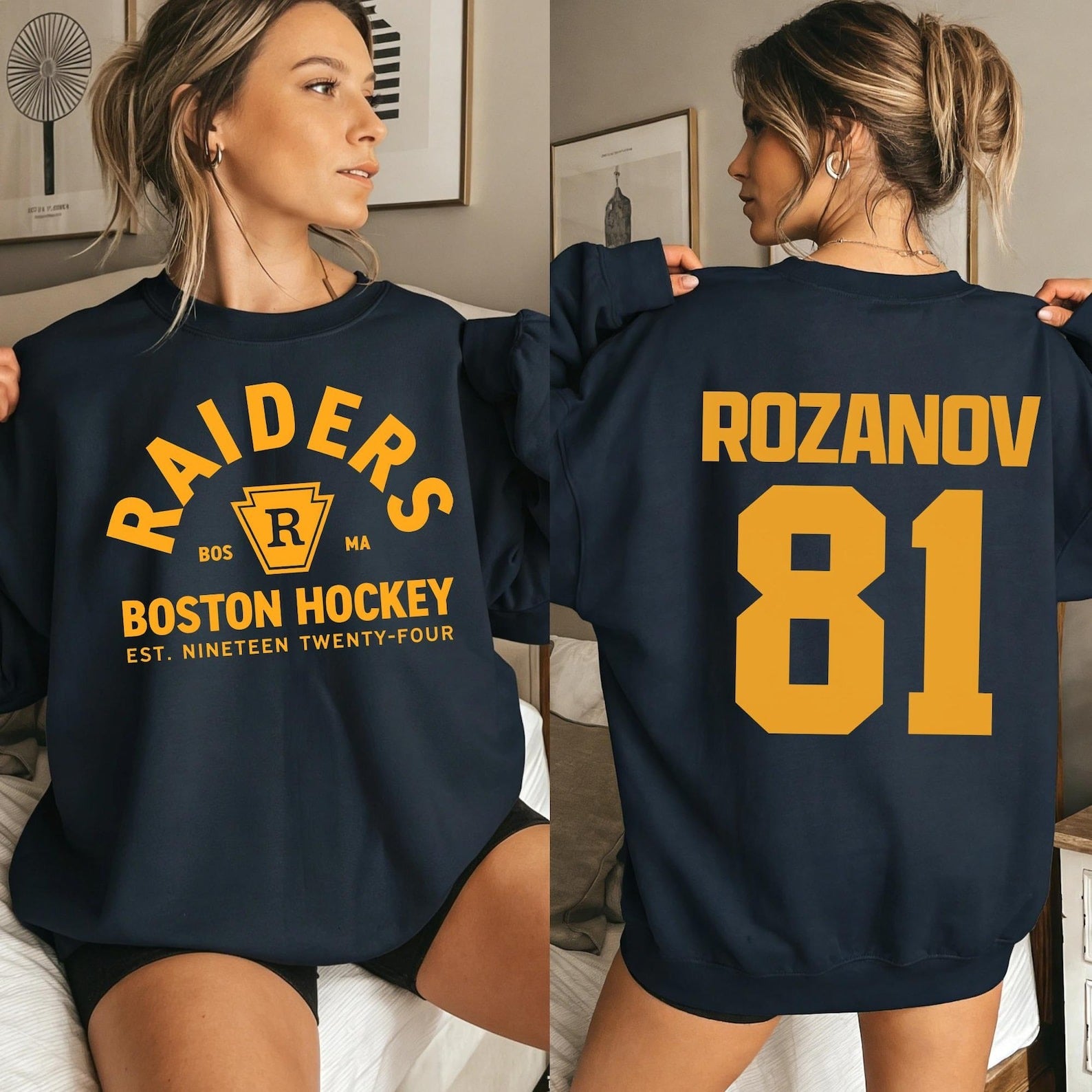 WarningPrint Heated Boston Hockey Rozanov Apparel
